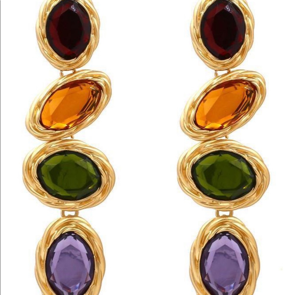 Gemstone Ruby Earrings - image 3